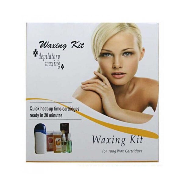 6 In 1 Roll On Refillable Depilatory Wax Heater Waxing Hair Removal Kit