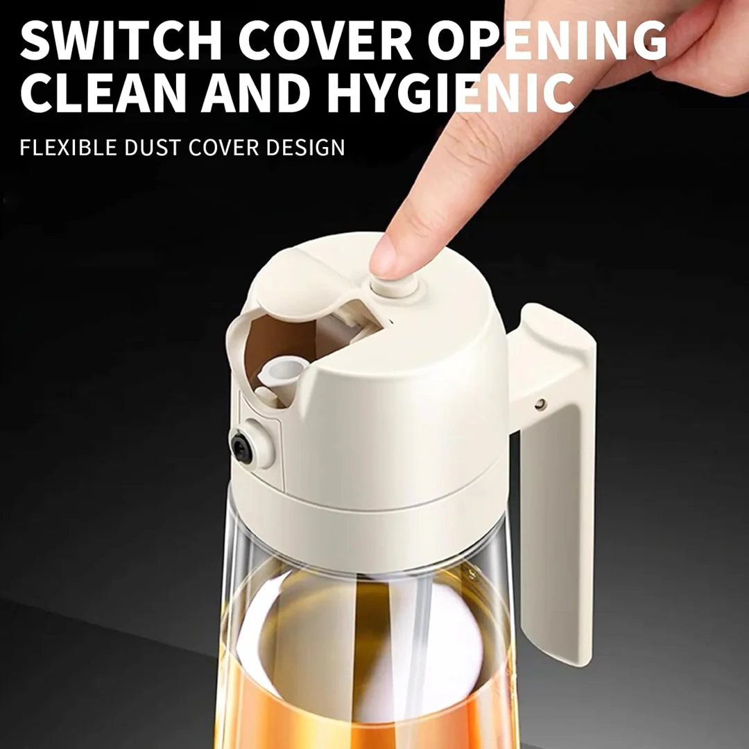 2 in 1 Oil Spray Jug - 470ml (Random Color) - Image 6
