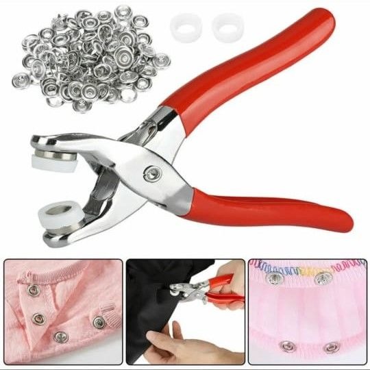 Metal Hand Press Tich Button Machine metal good quality - 50 PCs button - Image 3