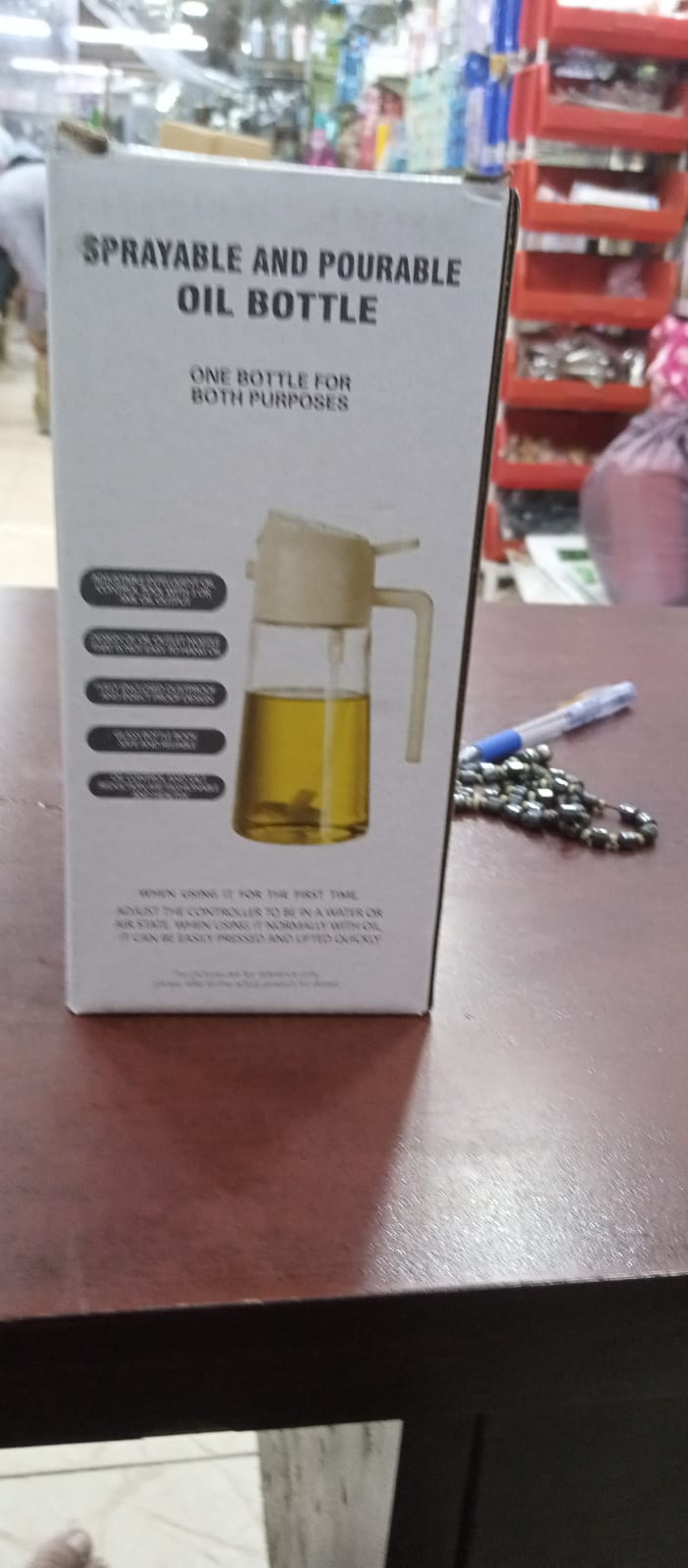 2 in 1 Oil Spray Jug - 470ml (Random Color) - Image 10