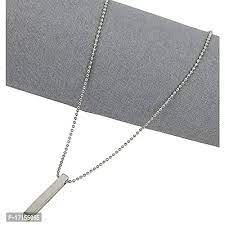 Pack Of 2 Boys Bar Necklace Materials Stainless Steel - Image 4