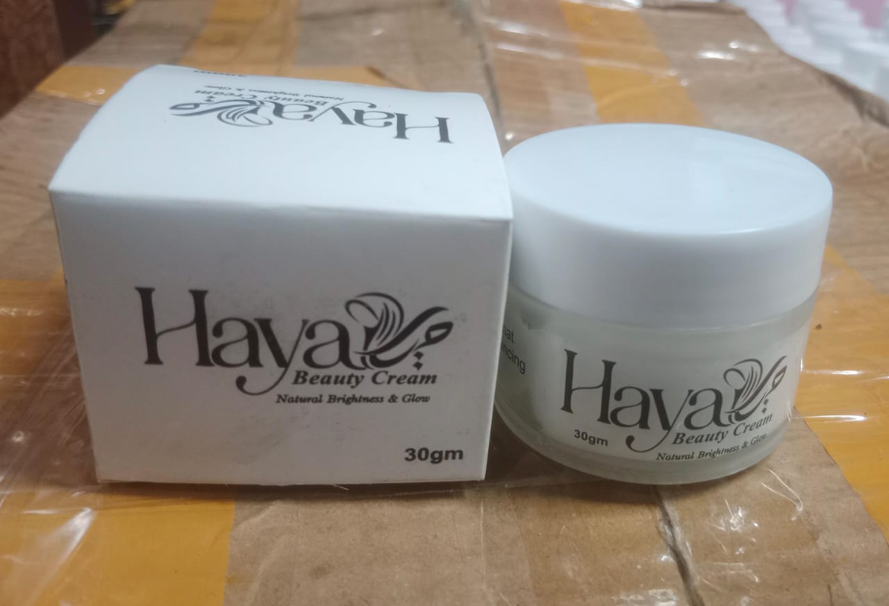 Haya Beauty Cream Natural Brightness & Glow Beauty Cream White & Glowing Face Cream 30mg - Image 2