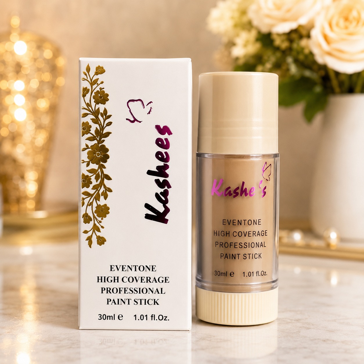 Kashee's 7 In 1 Foundation, Fixer, Face Powder, Loose Powder, Hair Mask, Face Mask And Paint Stick Deal, Pack Of 7 - Image 2