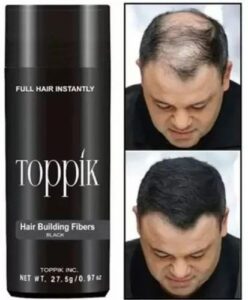 100% Natural Keratin Hair Building Fibers by Toppik – Long-Lasting Thickness for Men & Women – 27Gram