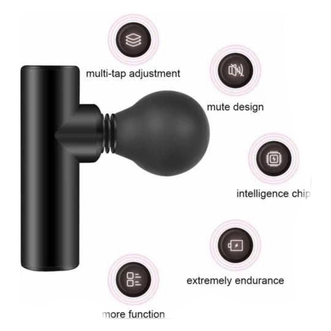 Portable Mini Massage Gun – Deep Muscle Relaxation & Recovery Fascial Gun - Image 2