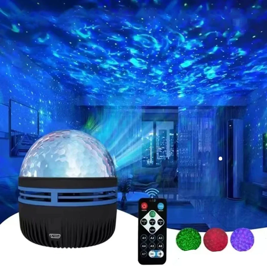 XKL-Q6N RGB LED Projector Light - Galaxy & Party Effect - Image 3