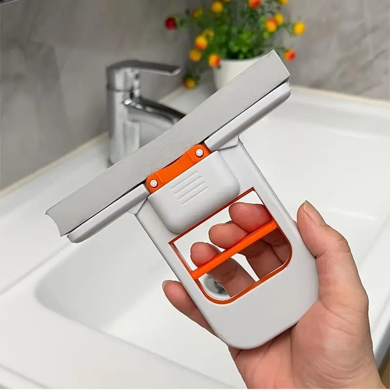 Foldable Desktop Mini Sponge Mop | Portable Wet & Dry Cleaning | Self‑Squeezing Mop for Kitchen, Bathroom, Car & Glass - Image 3