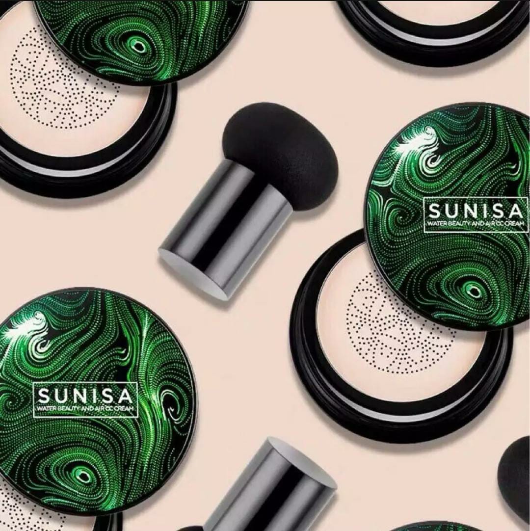 Sunisa Foundation Base Waterproof Mushroom Head Air Cushion BB Cream Nude Liquid Foundations CC Cream - Image 5