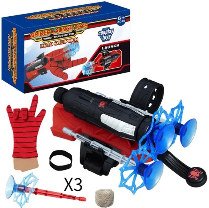 Spider Man Shooter Gloves Toy For Kids – Fun Role Play Web Launcher With Bullets And Launcher Set For Boys And Girls - Image 2