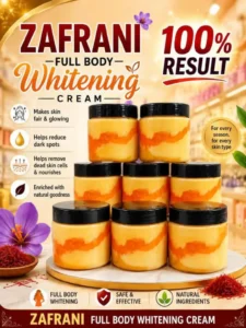 Zafrani Whitening Cream Beauty And Supports Daily Skincare Utility Offers Consistent Performance For Daily Needs  500g