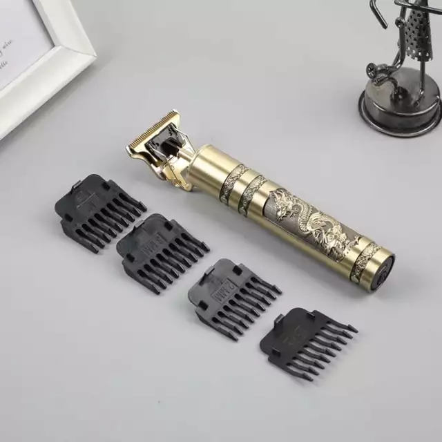 Vintage T9 Hair Trimmer For Men Professional Usb Rechargeable Beard And Hair Cutting Machine Precision Shaver (Plastic Body) - Image 2
