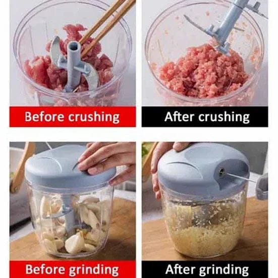 Eotia Hand Cutter – Manual Vegetable And Food Chopper For Quick And Easy Kitchen Food Preparation And Cooking Tasks ( 900ML Random Color) - Image 2