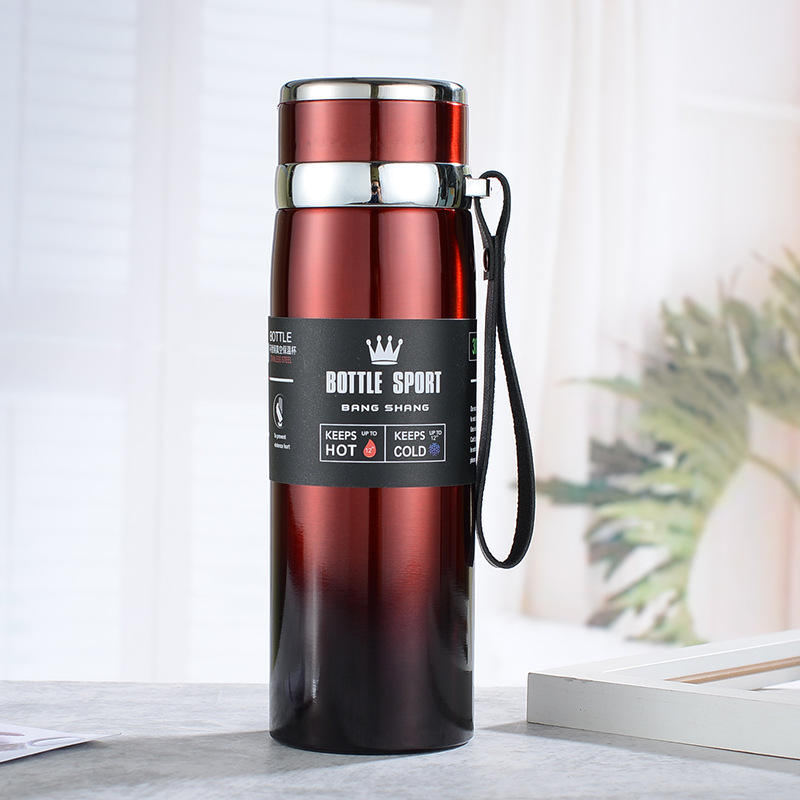 Slim Stainless Steel Water Bottle Premium Quality Long Lasting Insulation Leakproof Design For Hot And Cold Drinks | Random Color - Image 5