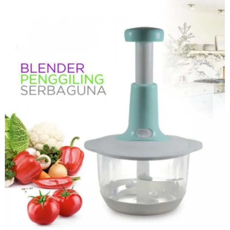 Multifunctional Manual Pushing Chopper with Beater & (Grater , Shredder, Slicer Plate) High Quality(random color )