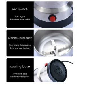 Electric Coffee Grinder for Home Nuts Beans Spices Blender Grains Grinder Machine Kitchen Multifunctional Coffee
