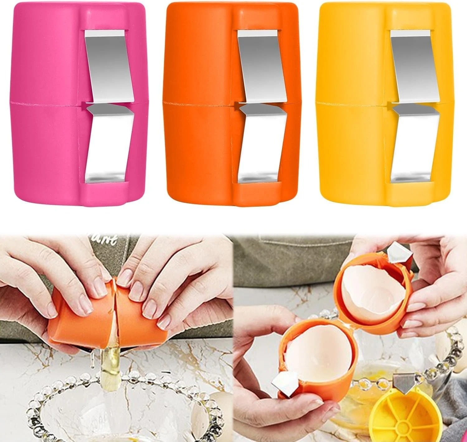 Egg Shell Opener Durable Design Easy Handling Smooth Cutting Comfortable Grip Perfect For Kitchen Use And Daily Cooking Needs - Image 2