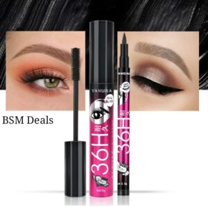 4 in 1 Glam Makeup Bundle – Lip Tint, Eyeshadow Palette & 36H Mascara Set