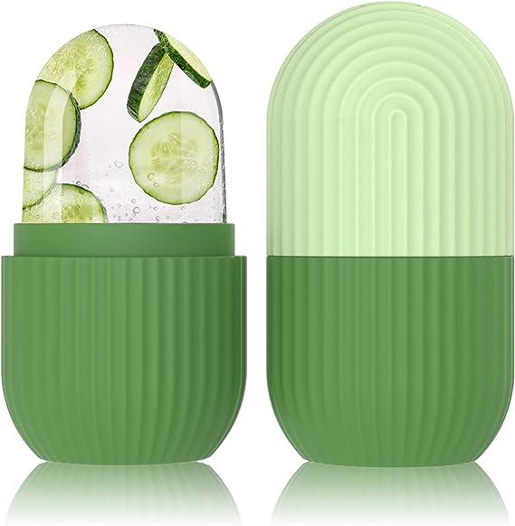 Face Ice Roller Silicone Facial Massager to Enhance Skin Glow, Without box (Random Color) - Image 2