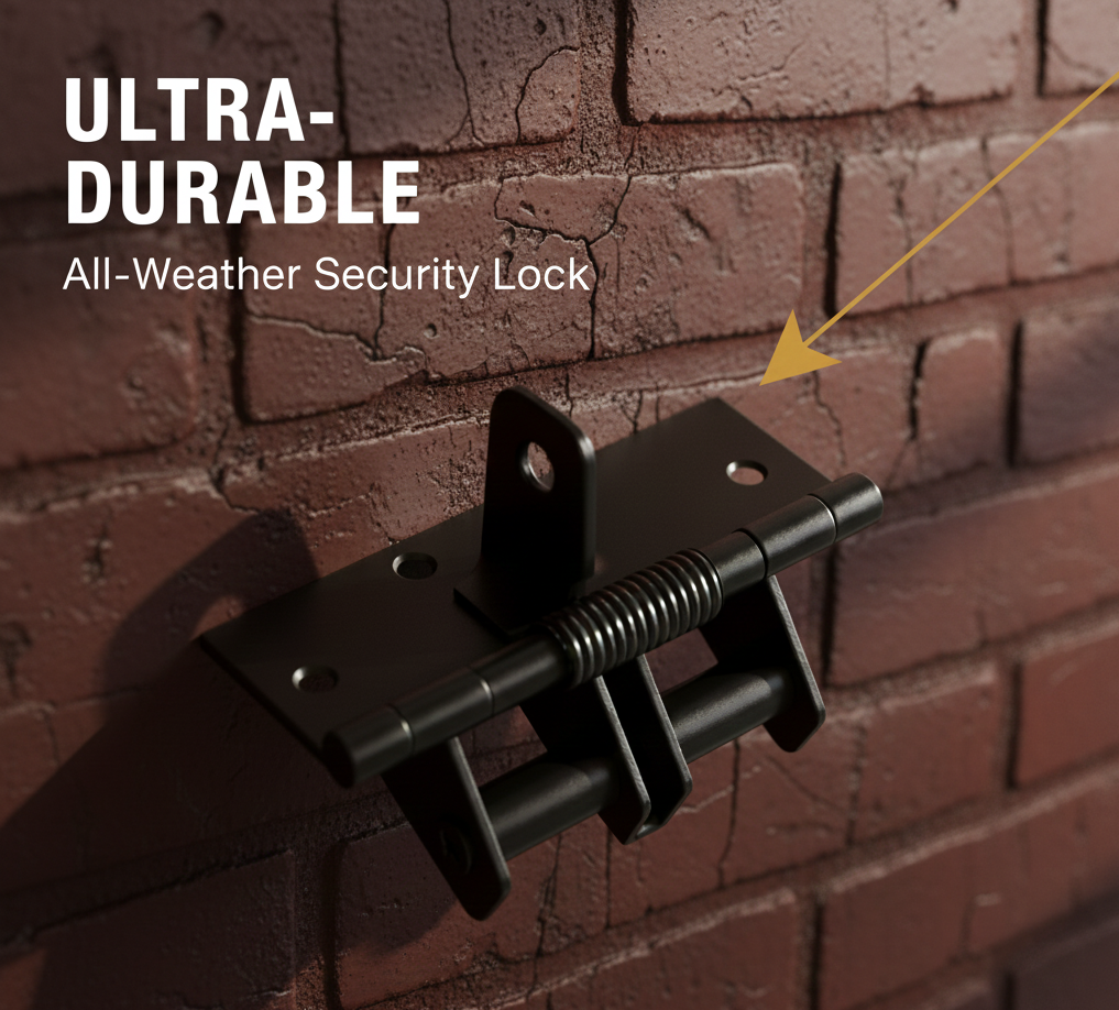 Heavy-Duty Adjustable Self-Closing Door Hinge – Automatic Spring-Loaded Door Closer for Cabinets, Screens, and Interior Doors ( random colour ) - Image 3