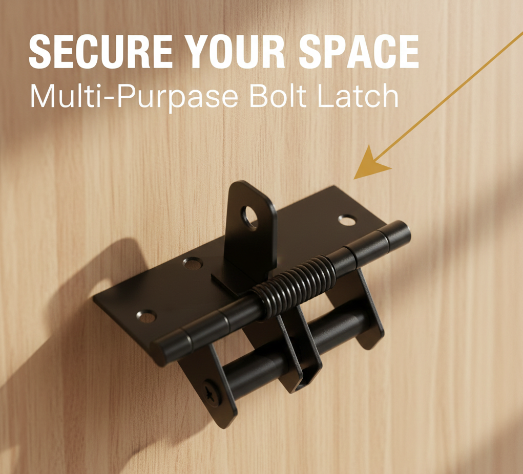 Heavy-Duty Adjustable Self-Closing Door Hinge – Automatic Spring-Loaded Door Closer for Cabinets, Screens, and Interior Doors ( random colour )