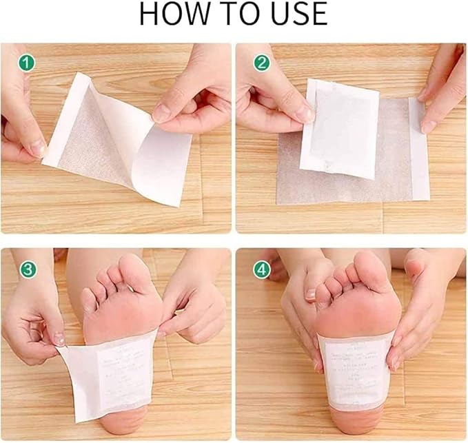 10 PCs Pain-Free Cleansing Pads for Natural Toxin Removal, Stress Relief & Vitality Support - Image 4