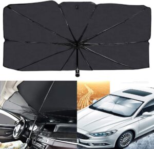 Universal Foldable Car Windshield Sun Shade Umbrella – UV Protection & Heat Insulation Cover