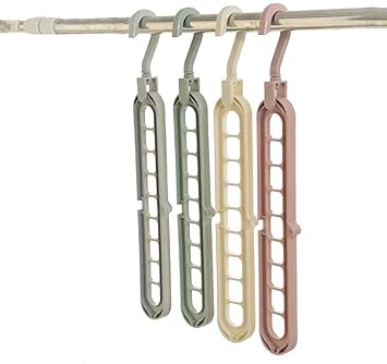 Magic Hanger Multipurpose 9 Hole Space Saving Closet Organizer – Multicolor - Image 2
