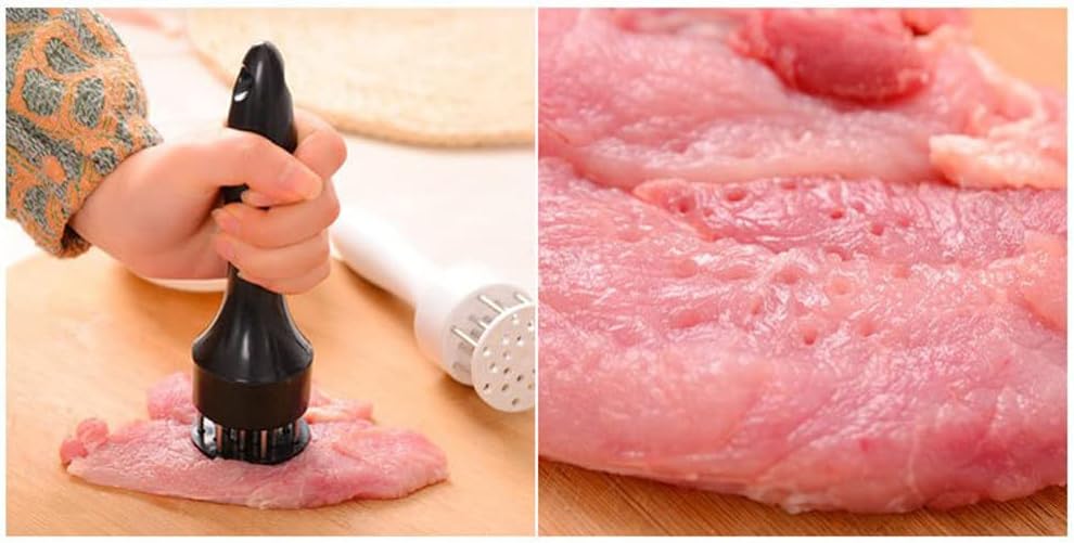 Meat Tenderizer Loose Meat Stainless Steel Needle Eco-Friendly (random color) - Image 5