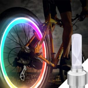 Pack of 2 – Motorbike And Car And Cycle Tire Wheel Motion Sensor LED Lights – Automotive Accessory (Random Color)