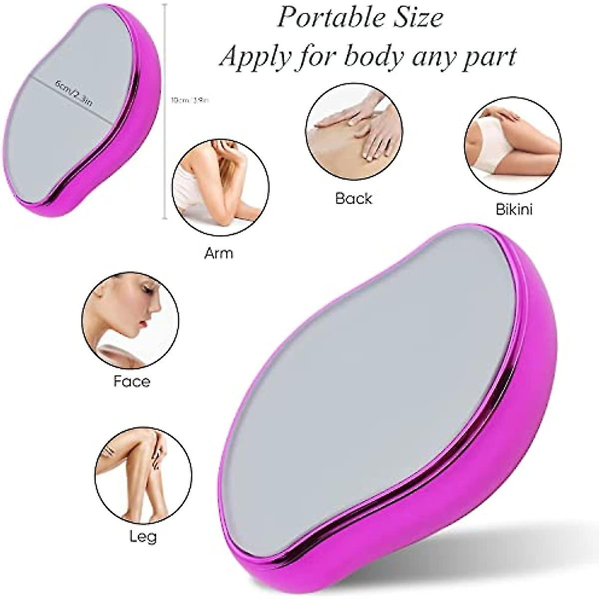 Crystal Hair Remover Easy Smooth Skin Solution For Effortless Hair Removal And Gentle Exfoliation (Random Colors) - Image 5