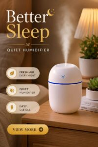 Mini Silent Humidifier – USB Aroma Diffuser
