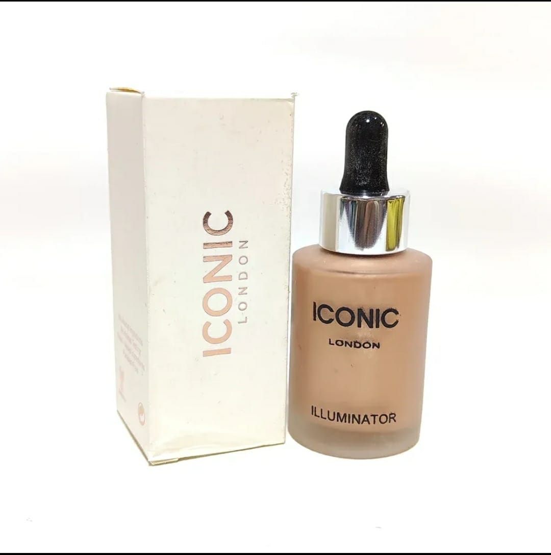 Iconic London Illuminator Highlighter Drops Ultra Glow Liquid Highlighter Radiant Finish Luminous Shine - Image 4