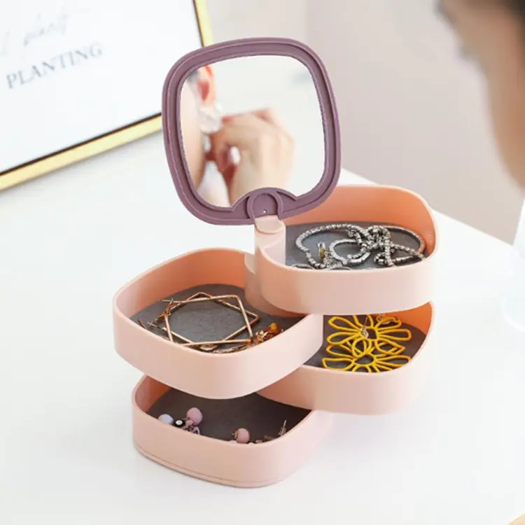 360 jewellery organiser( made in china) Random Color - Image 4