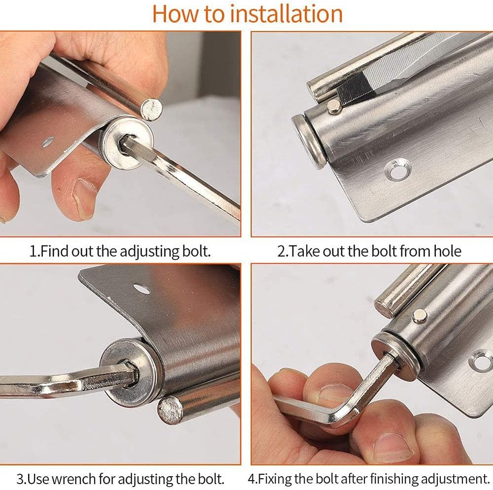 Automatic Door Closer Heavy Duty Self Closing Device for Home Office and Commercial Use Smooth and Controlled Door Closing - Image 2