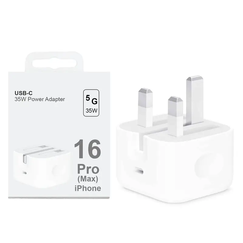 35W USB-C to USB-C PD 3-Pin Power Adapter for iPhone, Fast Charging Wall Charger for Compatible Devices - Image 2