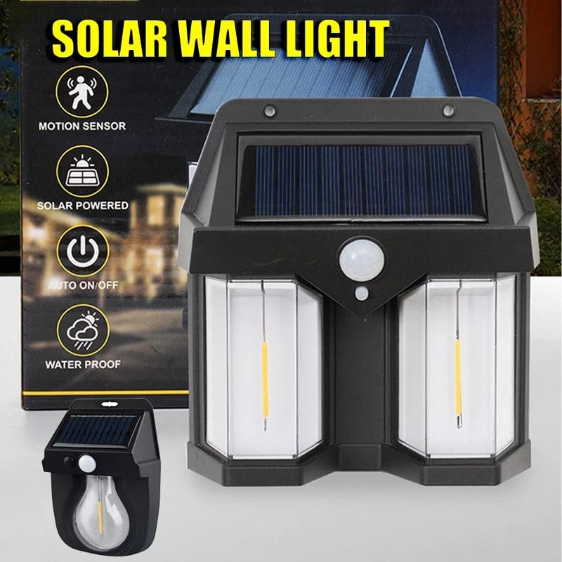 Outdoor Solar Wall Lamp Outdoor Tungsten Lamp Induction Garden Lamp Garden Villa Night Lamp (pack of 1) - Image 5