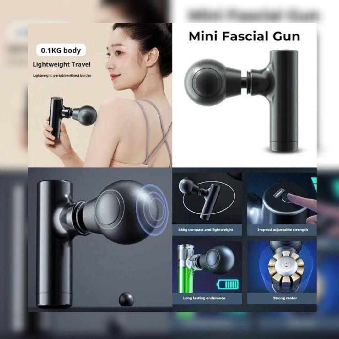 Portable Mini Massage Gun – Deep Muscle Relaxation & Recovery Fascial Gun - Image 4