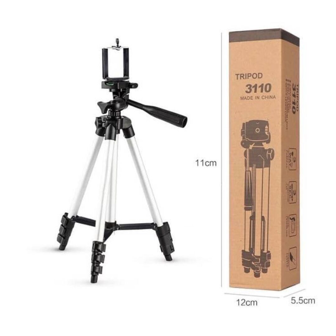 Adjustable Tripod Stand for Mobile & Camera – Universal Phone Clip for Vlogging, Reels, Photography & Video Recording - Image 3