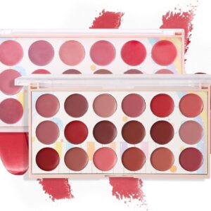 Moccallure Professional 18-Colors Lipstick Kit – Long-Lasting, Hydrating & Compact | Unisex Makeup Set