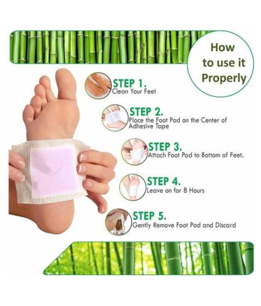 10 PCs Pain-Free Cleansing Pads for Natural Toxin Removal, Stress Relief & Vitality Support - Image 2