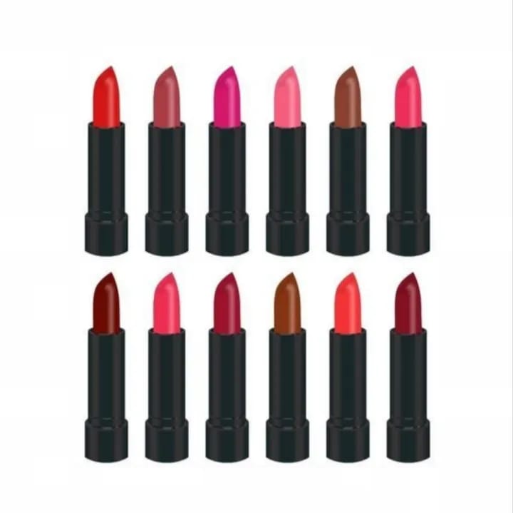 12 Pcs High Pigmented Matte Lipstick Set – Long Lasting Smooth Texture Lip Color Collection For Bold And Beautiful Looks