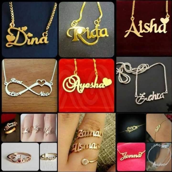 Customized Name Locket Necklace for Men - Women & Kids – Personalized Gold & Silver Plated Name Pendant | Special Gift Jewelry - Image 2
