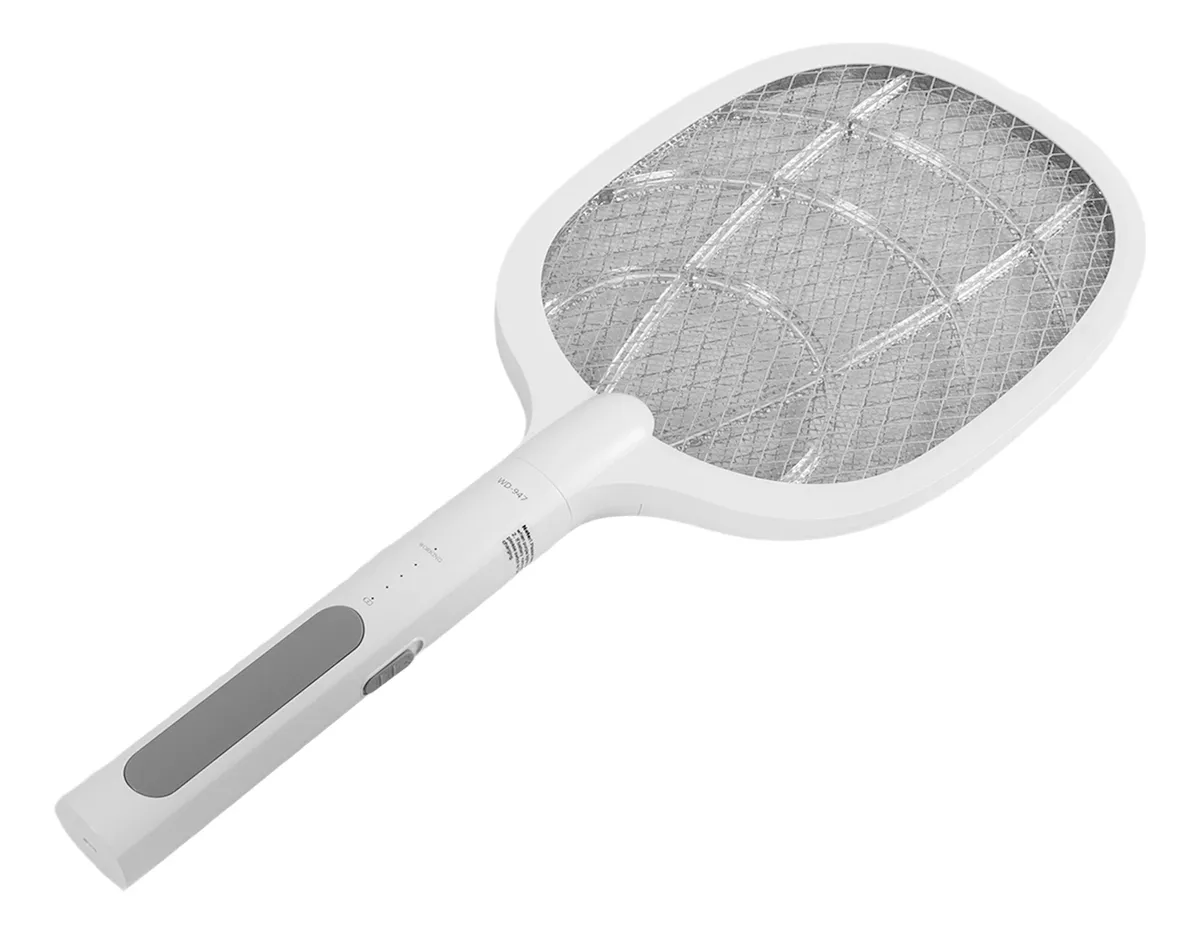 Rechargeable Electric Mosquito Killer Racket 2 In 1 LED Flash Light (Random Color) - Image 4