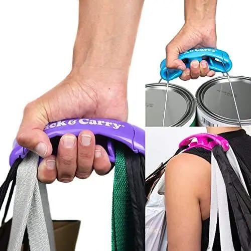 1 Pc Shopper Bags Handle Grip Click & Carry Grocery Bag Carrier, 1 Pack, - Image 2