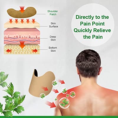 New Knee Plaster Sticker Wormwood Extract Knee Joint Ache Fast Pain Relieving Paster Knee Rheumatoid Arthritis Body Patches( 10 patches) - Image 5