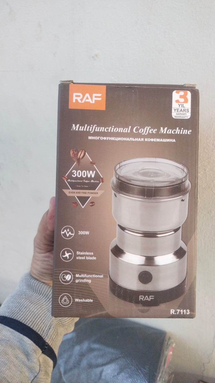 Electric Coffee Grinder for Home Nuts Beans Spices Blender Grains Grinder Machine Kitchen Multifunctional Coffee - Image 5