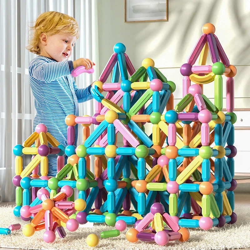 25 pcs Magnetic Blocks Toy for Kids | Magnetic bar blocks Educational and Stimulating Magnetic Toy for Kids - Image 5