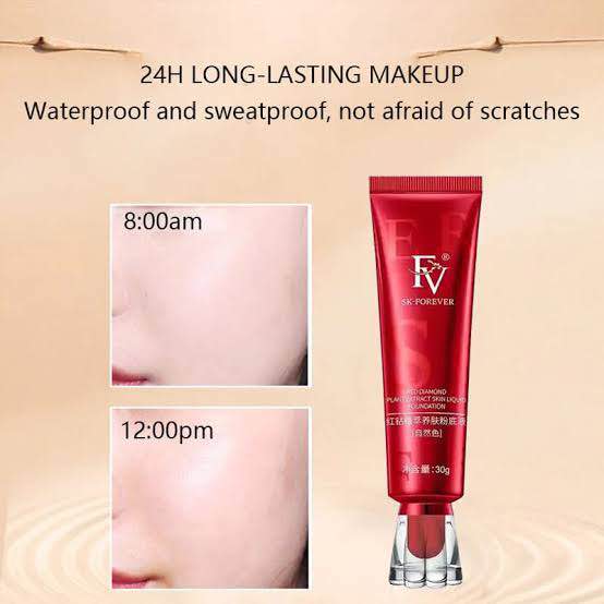 FV Foundation, Oil Absorb Ivory Liquid Foundation | Best Tube Foundation 30g