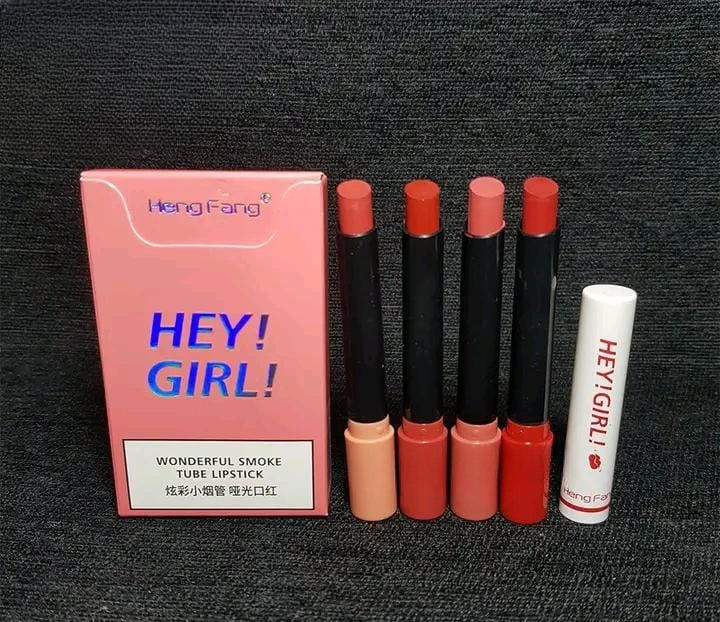Hey Girl Pack of 4 Smoke Lipstick - Image 2