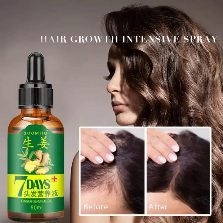 7 Days Hair Growth Germinal Serum Oil strengthen hair roots and improve the overall appearance of dry (30ML) - Image 3